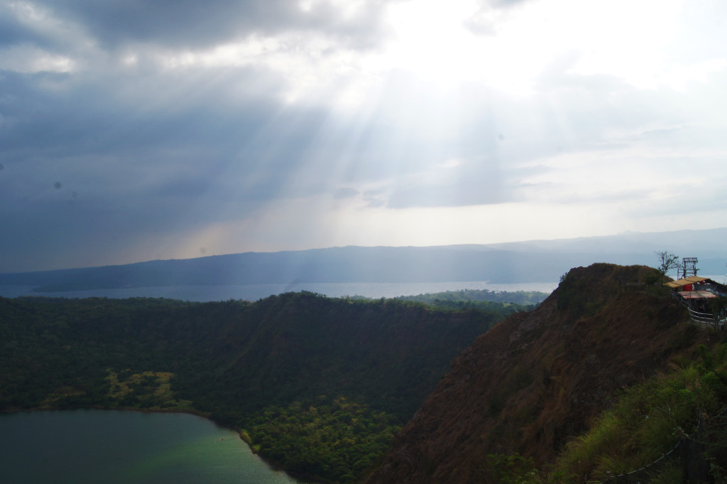 Luzon, Philippines: Taal volcano.