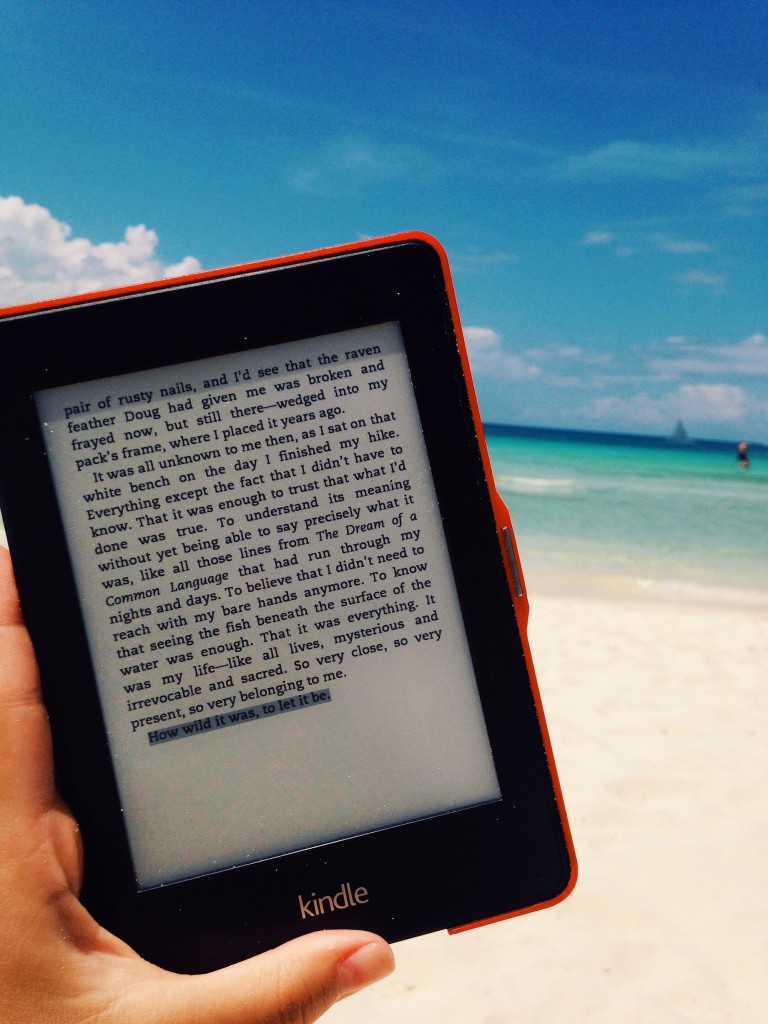 Boracay, Philippines: finishing "Wild" by Cheryl Strayed.